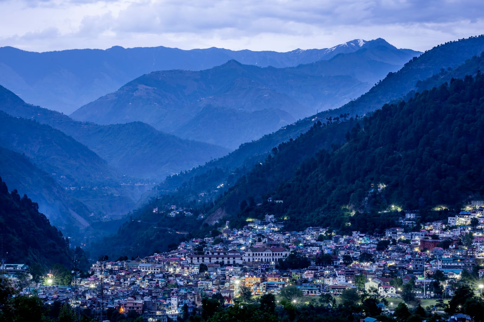 Saal Valley at dusk — the living Himalayas, Chamba